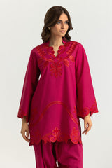 UAE-Cotton Bana Dora Embroidered Co-Ord Set