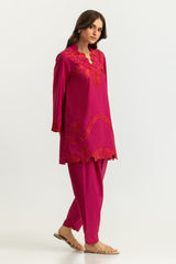 UAE-Cotton Bana Dora Embroidered Co-Ord Set