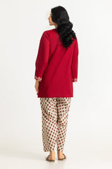 UAE- Cotton Bana Dora Embroidered Co-Ord Set