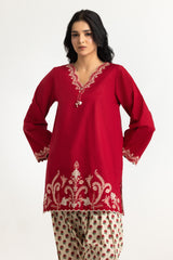 UAE- Cotton Bana Dora Embroidered Co-Ord Set