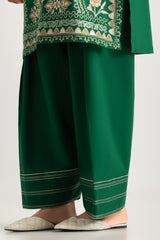 UAE- Cotton Bana Dora Embroidered Co-Ord Set
