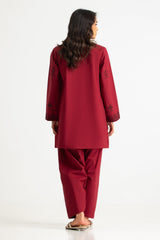 UAE- Cotton Bana Dora Embroidered Co-Ord Set