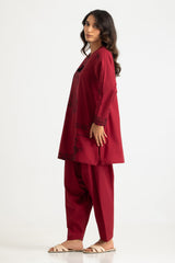 UAE- Cotton Bana Dora Embroidered Co-Ord Set