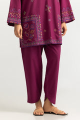 UAE- Cotton Bana Dora Embroidered Co-Ord Set