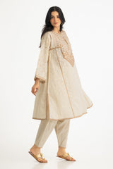 UAE- Cotton Bana Dora Embroidered Co-Ord Set