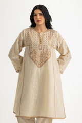 UAE- Cotton Bana Dora Embroidered Co-Ord Set