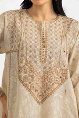 UAE- Cotton Bana Dora Embroidered Co-Ord Set
