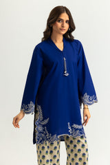 UAE-Cotton Bana Dora Printed Co-Ord Set With Embroidered