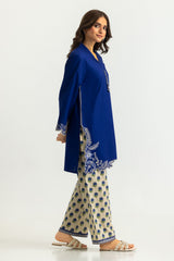 UAE-Cotton Bana Dora Printed Co-Ord Set With Embroidered