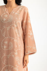 UAE-Cotton Embroidered Co-Ord Set
