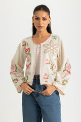 UAE-Cotton Embroidered Jacket