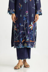 UAE-Cotton Viscose Embroidered Co-Ord Set