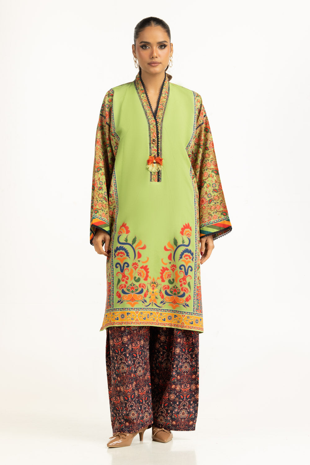 UAE-Cotton Viscose Printed Co-Ord Set IPST-55010