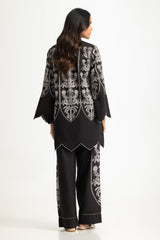 UAE- Cotton Viscose Slub Printed Co-Ord Set