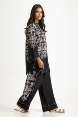 UAE- Cotton Viscose Slub Printed Co-Ord Set