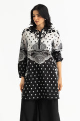 UAE- Cotton Viscose Slub Printed Co-Ord Set