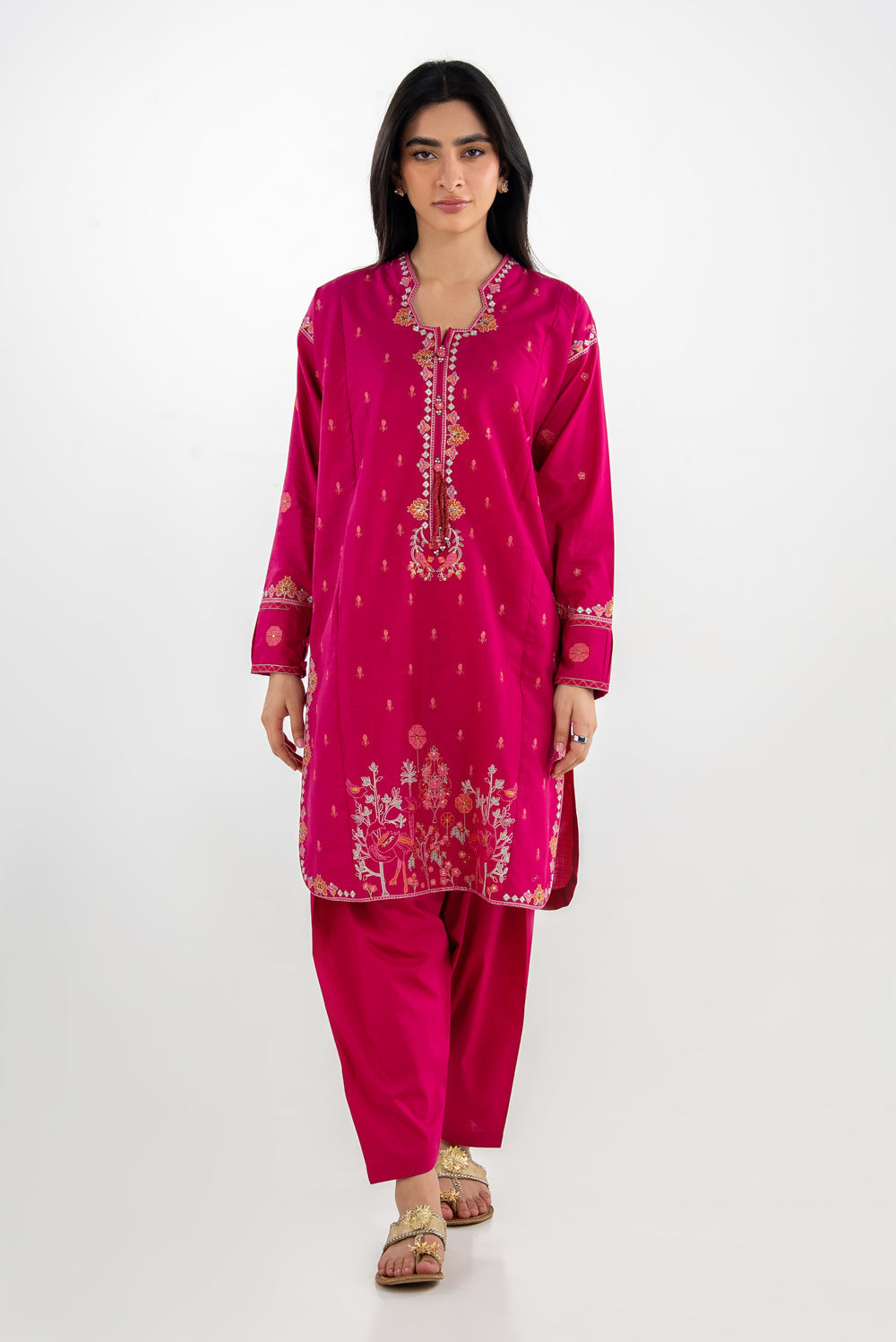 UAE-Cross Hatch Embroidered Co-Ord Set