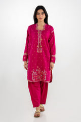 UAE-Cross Hatch Embroidered Co-Ord Set
