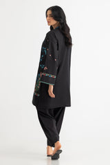 UAE-Cross Hatch Embroidered Shirt And Cambric Trouser