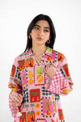 UAE-Cross Hatch Printed Co-Ord Set IPST-77183