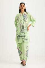 UAE- Cross Hatch Printed Co-Ord Set