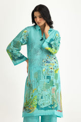 UAE- Cross Hatch Printed Co-Ord Set