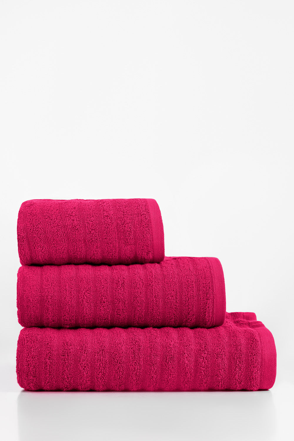 UAE-Deep Pink Combed Plain Towel