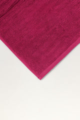 UAE-Deep Pink Combed Plain Towel
