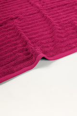 UAE-Deep Pink Combed Plain Towel