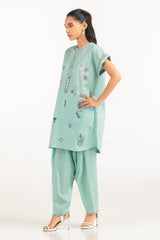 UAE-Dobby Embroidered Co-Ord Set IPST-77166