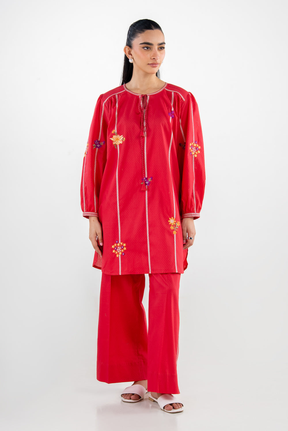 UAE-Dobby Embroidered Co-Ord Set IPST-77168
