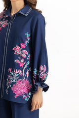 UAE-Dobby Embroidered Co-Ord Set IPST-77238