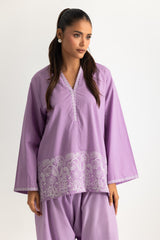 UAE- Dobby Embroidered Co-Ord Set