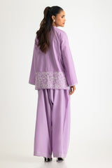 UAE- Dobby Embroidered Co-Ord Set