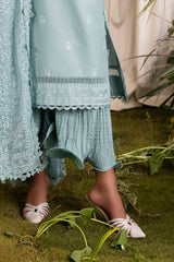 UAE-3 Piece Embroidered Lawn Suit with Embroidered Chiffon Dupatta PM-62006