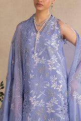 UAE-3 Piece Embroidered Lawn Suit with Embroidered Chiffon Dupatta PM-62017