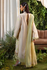 UAE-3 Piece Embroidered Lawn Suit with Embroidered Chiffon Dupatta PM-62018