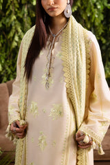 UAE-3 Piece Embroidered Lawn Suit with Embroidered Chiffon Dupatta PM-62018