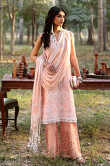 UAE-3 Piece Sequins Embroidered Lawn Suit with Chiffon Dupatta PM-62022