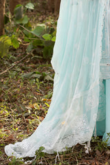 UAE-3 Piece Sequins Embroidered Lawn Suit with Chiffon Dupatta PM-62024