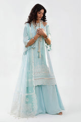 UAE-3 Piece Sequins Embroidered Lawn Suit with Chiffon Dupatta PM-62024