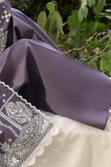 UAE-3 Piece Sequins Embroidered Lawn Suit with Chiffon Dupatta PM-62025