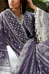 UAE-3 Piece Sequins Embroidered Lawn Suit with Chiffon Dupatta PM-62025