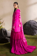 UAE-3 Piece Embroidered Lawn Suit with Embroidered Chiffon Dupatta PM-62029