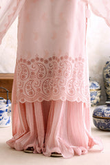 UAE-3 Piece Schiffli Embroidered Lawn Suit with Chiffon Dupatta PM-62061