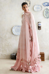 UAE-3 Piece Schiffli Embroidered Lawn Suit with Chiffon Dupatta PM-62061
