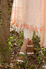 UAE-3 Piece Embroidered Paper Cotton Suit with Embroidered Chiffon Dupatta LE-62002