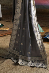 UAE-3 Piece Embroidered Khaddar Suit with Embroidered Khaddar Dupatta