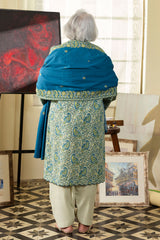 UAE-3 Piece Printed Khaddar Suit