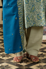 UAE-3 Piece Printed Khaddar Suit